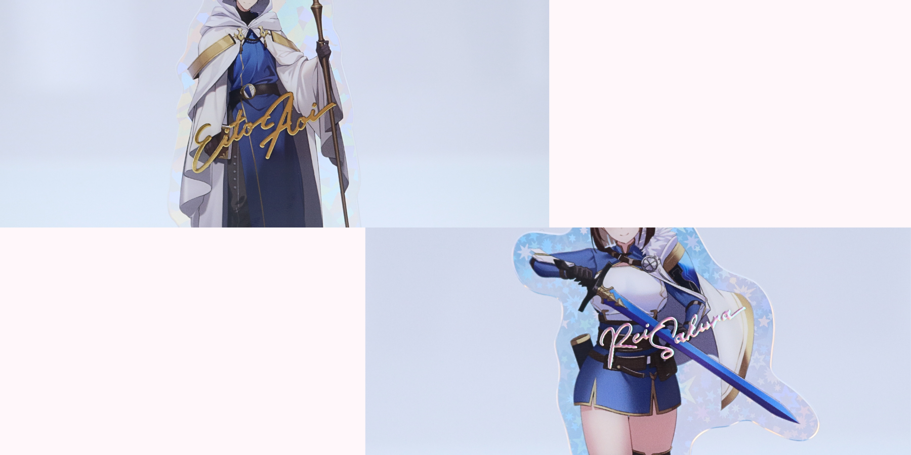 きらめきアクリルスタンド　箔押し
