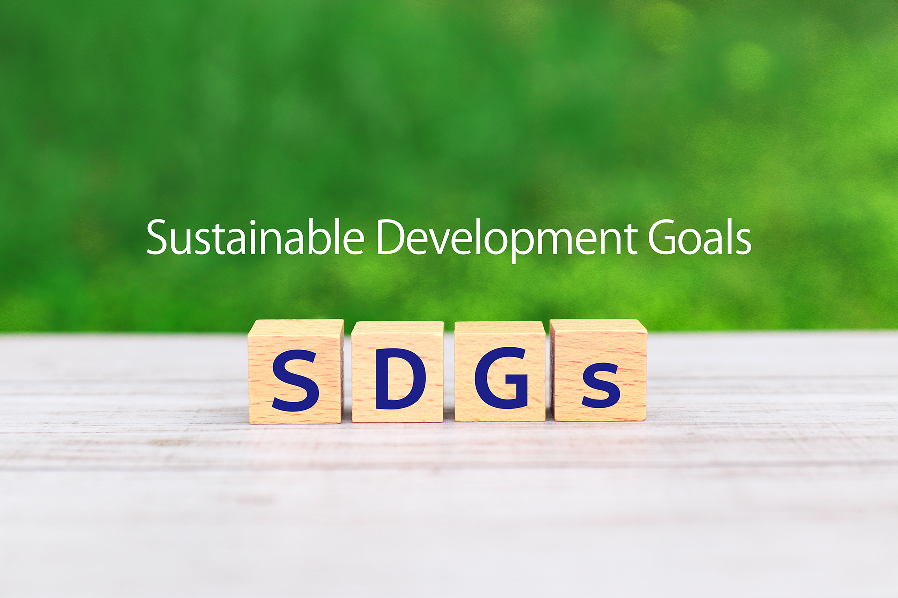 SDGsの文字が入ったイメージ画