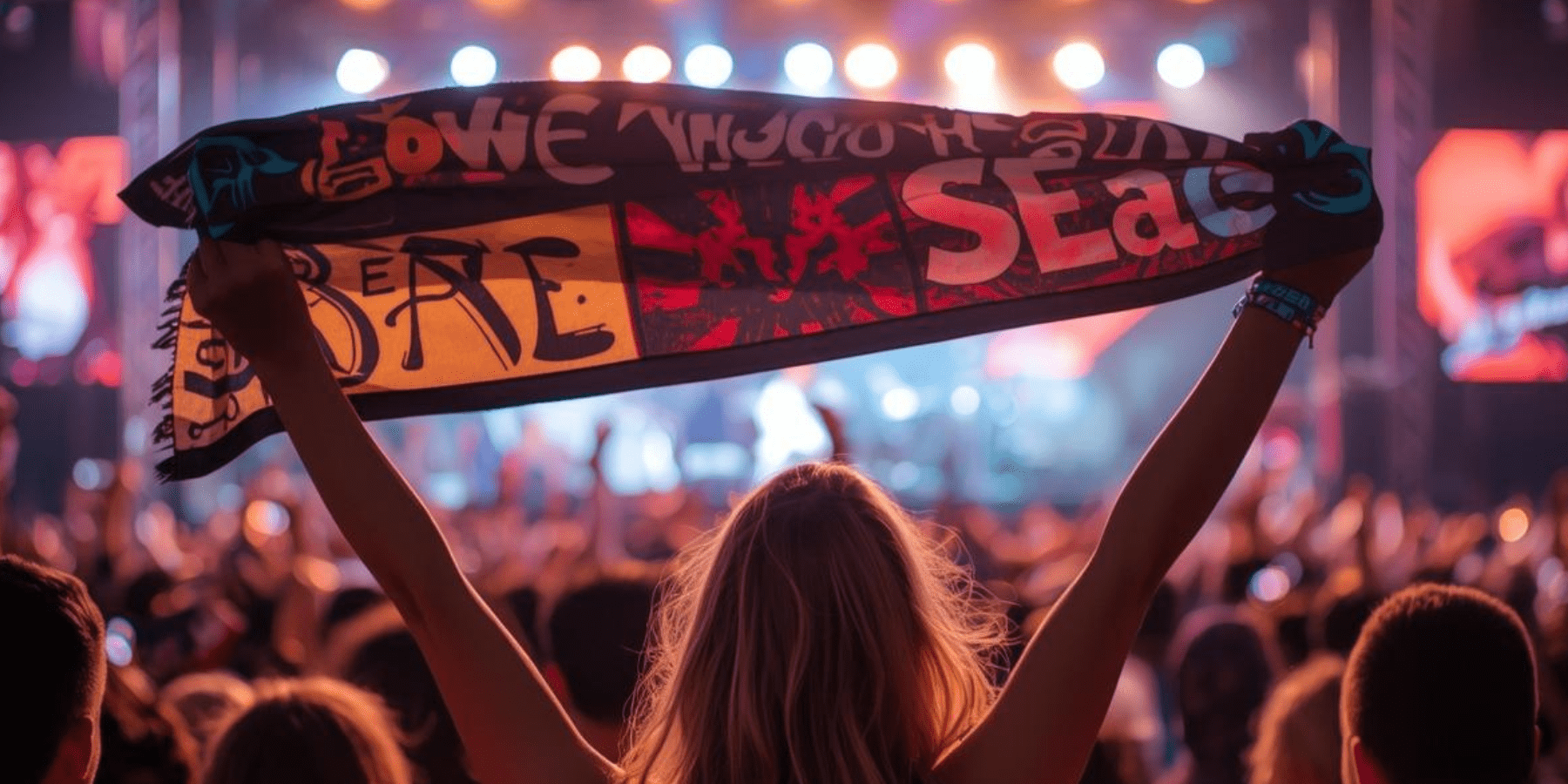 タオルを振るファンのイメージ