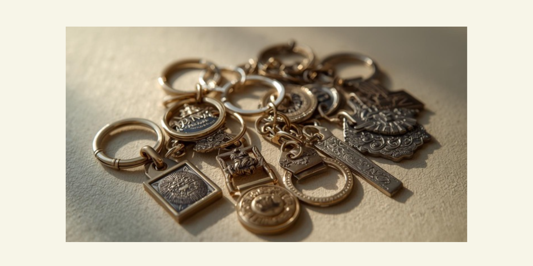 素材とデザインで変わる！キーホルダーの種類と選び方