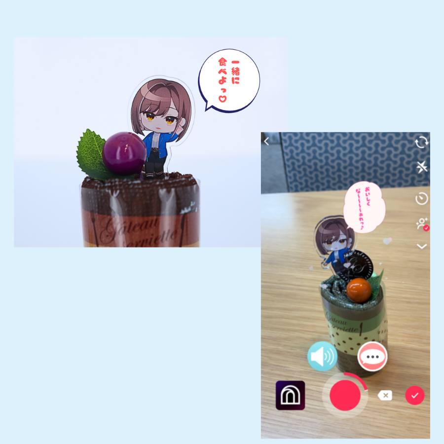 フィジタルグッズ（フィジカル×デジタル）ARアクリルピック