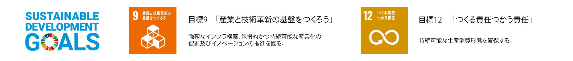 サステナブル（循環型）な素材『再生PET』とSDGs該当項目