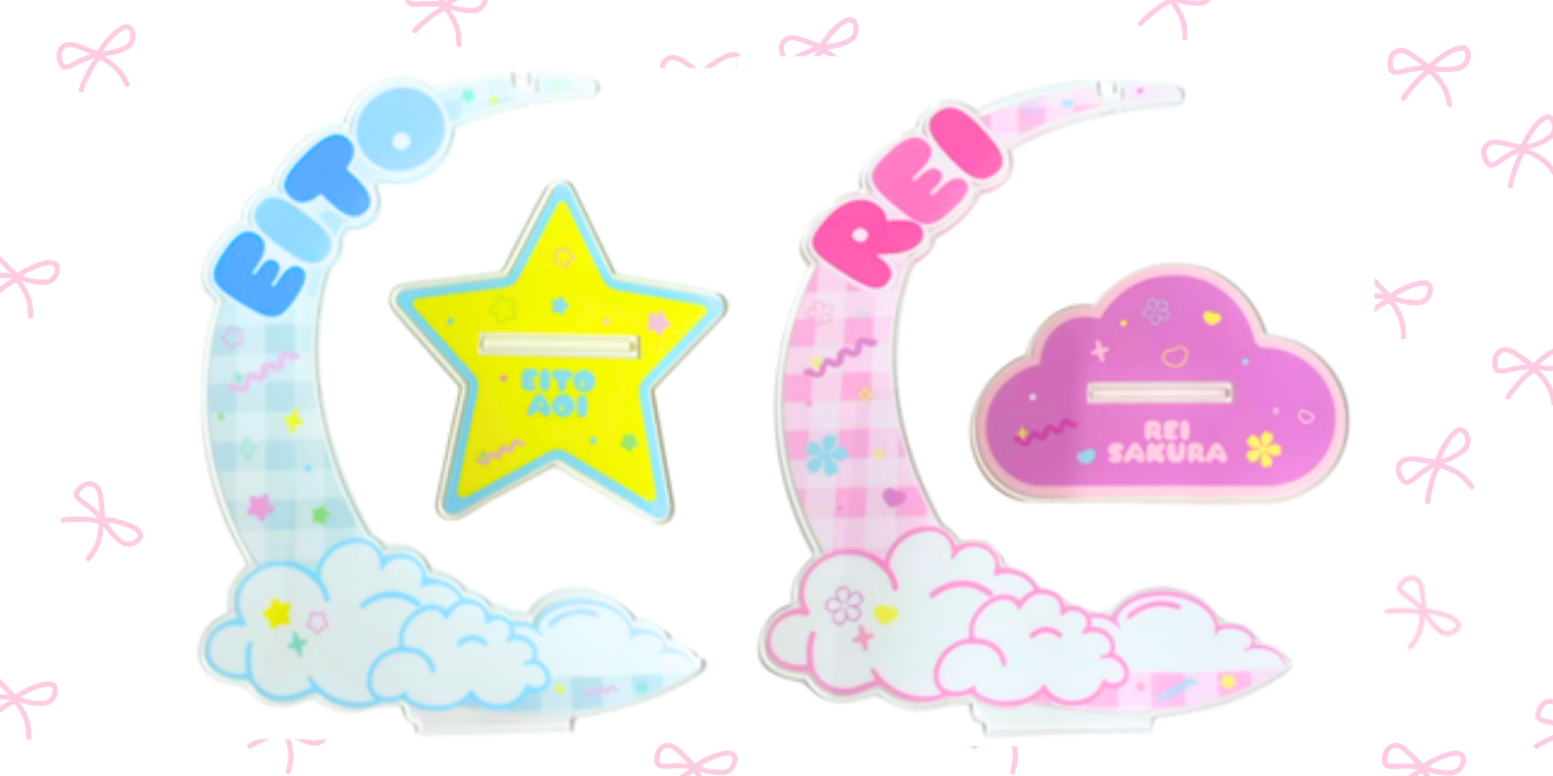 キャラクターの世界観を表現できる♡自由度の高いアクリルデザイン