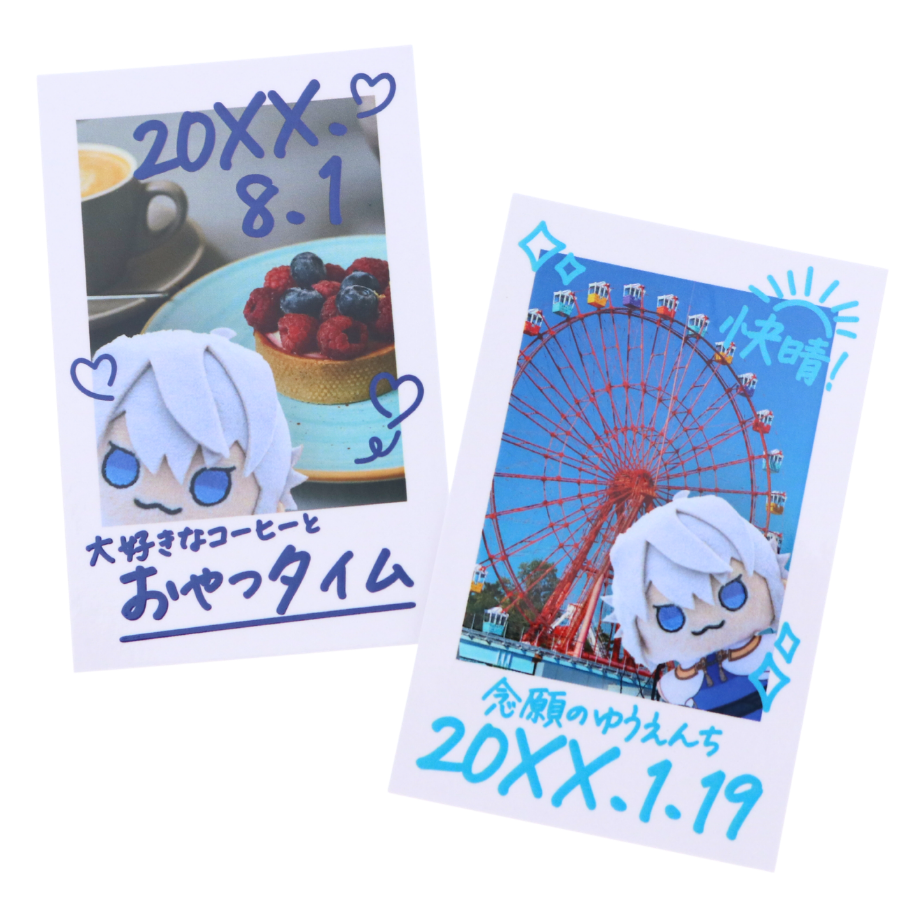 ぬいスナップ_日常記録チェキ風カード