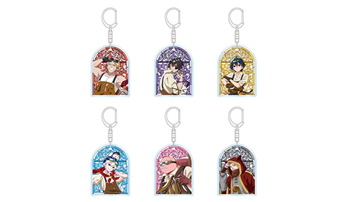 ドズル社 ステンドグラス風キーホルダー