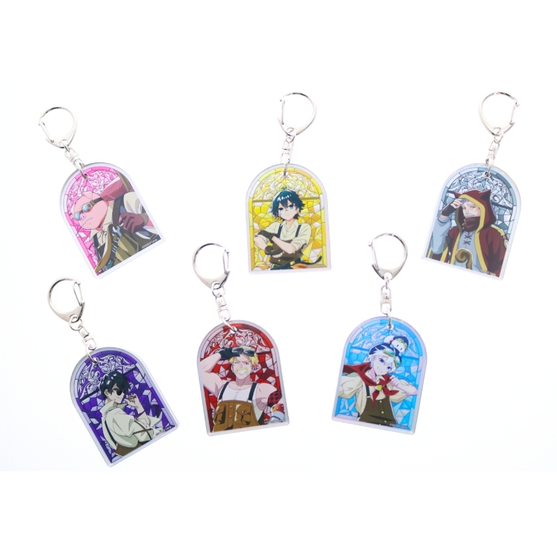 ドズル社 ステンドグラス風キーホルダー